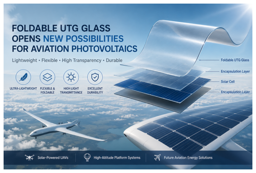 Klappbares UTG-Glas eröffnet neue Möglichkeiten für die Luftfahrtphotovoltaik