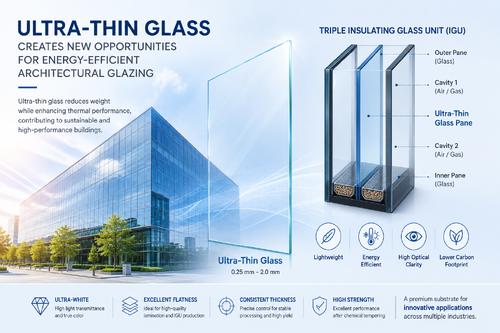 Industrie-Insight: Ultradünnes Glas schafft neue Möglichkeiten für energieeffiziente Architekturverglasungen