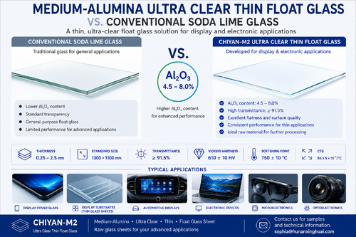 Jüngste Firmenblogs über Medium-Aluminosilikat-Ultra-Klar-Floatglas vs. konventionelles Kalk-Natron-Glas