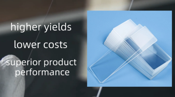 Guter Preis Ultraweißes Mikroskop-Slide-Glas-Basismaterial Konsistente Dicke Toleranz Bleistifthärte 9H Online